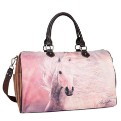 MW1024-5110 Montana West Horse Canvas Weekender Bag
