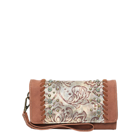 MW1044-W018 Montana West Embossed Collection Wallet