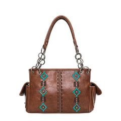 MW1051G-8085 Montana West Whipstitch Collection Concealed Carry Satchel