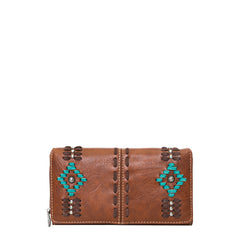 MW1051-W010 Montana West Whipstitch Collection Wallet