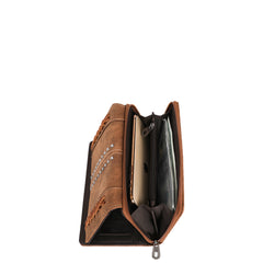 MW1054-W010 Montana West Whipstitch Collection Wallet