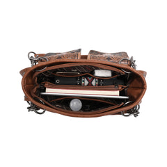 MW1059G-8085 Montana West Hair-On Collection Concealed Carry Satchel