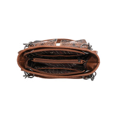 MW1059G-8085 Montana West Hair-On Collection Concealed Carry Satchel