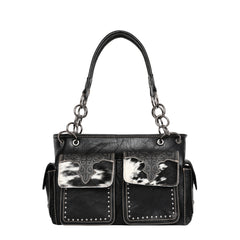 MW1059G-8085 Montana West Hair-On Collection Concealed Carry Satchel