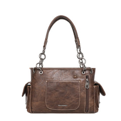MW1059G-8085 Montana West Hair-On Collection Concealed Carry Satchel