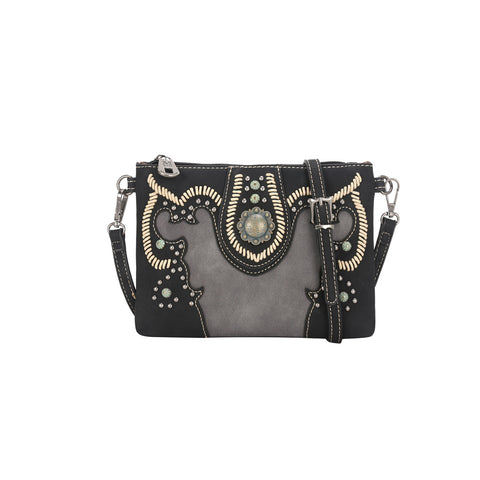 MW1061-181 Montana West Concho Collection Clutch/Crossbody