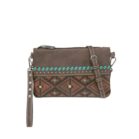 MW1064-181 Montana West Aztec Collection Clutch/Crossbody