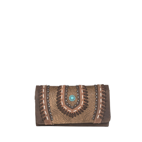 MW1065-W018 Montana West Embossed Collection Wallet