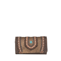 MW1065-W018 Montana West Embossed Collection Wallet