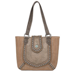 MW1065G-8317 Montana West Embossed Collection Concealed Carry Tote