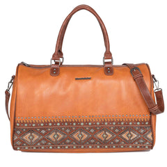MW1066-5110 Montana West Aztec Tooled Collection Weekender Bag