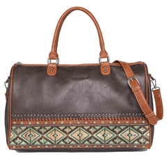 MW1066-5110 Montana West Aztec Tooled Collection Weekender Bag