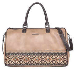 MW1066-5110 Montana West Aztec Tooled Collection Weekender Bag