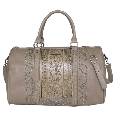 MW1067-5110 Montana West Embossed Collection Weekender Bag