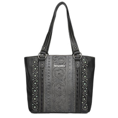 MW1067G-8317 Montana West Embossed Collection Concealed Carry Tote