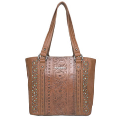 MW1067G-8317 Montana West Embossed Collection Concealed Carry Tote
