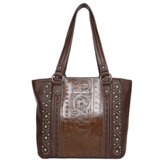 MW1067G-8317 Montana West Embossed Collection Concealed Carry Tote