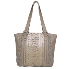 MW1067G-8317 Montana West Embossed Collection Concealed Carry Tote