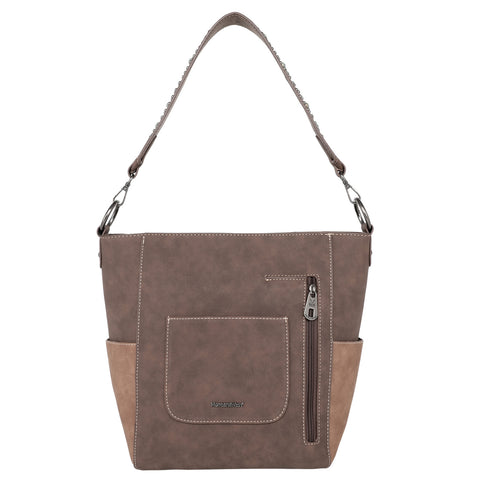 MW1070G-920 Montana West Aztec Tooled Collection Western Concealed Carry Hobo