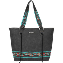 MW1074G-8317 Montana West Embroidered Aztec Collection Concealed Carry Tote