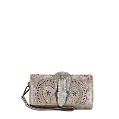MW1075-W018 Montana West Buckle Collection Wallet