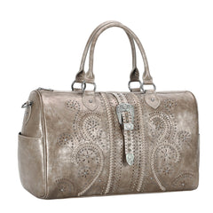 MW1075-5110 Montana West Buckle Collection Weekender Bag