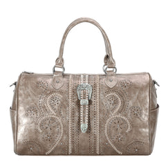 MW1075-5110 Montana West Buckle Collection Weekender Bag