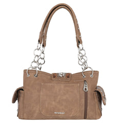 MW1079G-8085 Montana West Buckle Collection Concealed Carry Satchel
