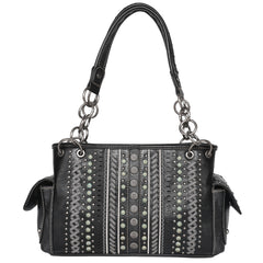 MW1091G-8085 Montana West Whipstitch Collection Concealed Carry Satchel