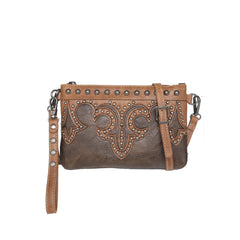 MW1100-181 Montana West Boot Scroll Collection Clutch/Crossbody