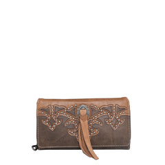 MW1100-W010 Montana West Boot Scroll Collection Wallet