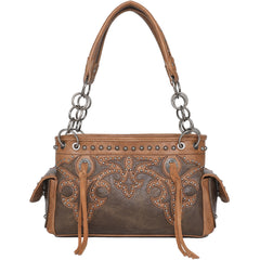 MW1100G-8085 Montana West Boot Scroll Collection Concealed Carry Satchel