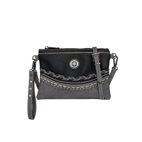 MW1107-181 Montana West Concho Collection Clutch/Crossbody