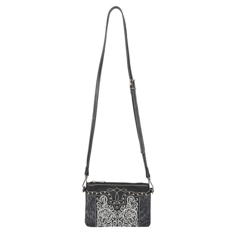 MW1099-181 Montana West Floral Embroidered Collections Clutch/Crossbody