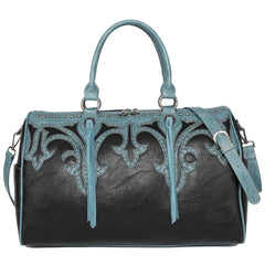MW1100-5110 Montana West Boot Scroll Collection Weekender Bag