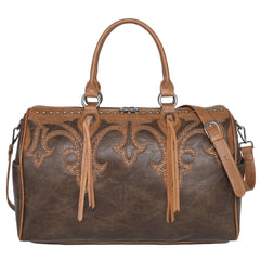 MW1100-5110 Montana West Boot Scroll Collection Weekender Bag