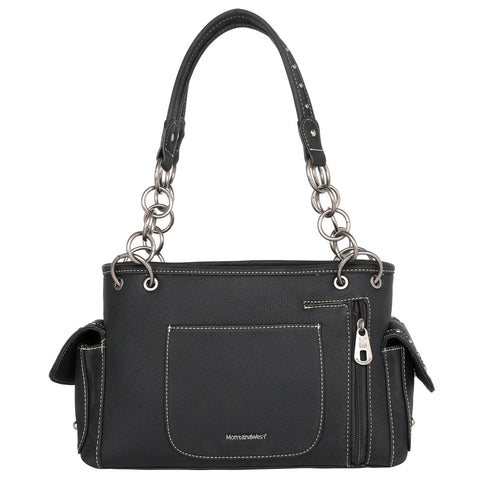 MW1110G-8085 Montana West Boot Scroll Embroidered Collection Concealed Carry Satchel