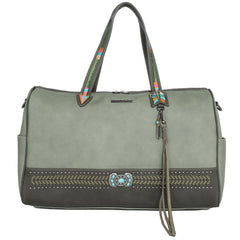 MW1112-5110 Montana West Concho Collection Weekender Bag