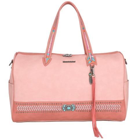 MW1112-5110 Montana West Concho Collection Weekender Bag