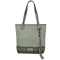 MW1112G-8113 Montana West Concho Collection Concealed Carry Tote