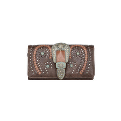 MW1116-W018 Montana West Buckle Collection Wallet