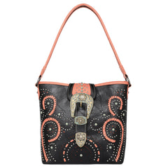 MW1116G-918 Montana West Buckle Collection Concealed Carry Hobo