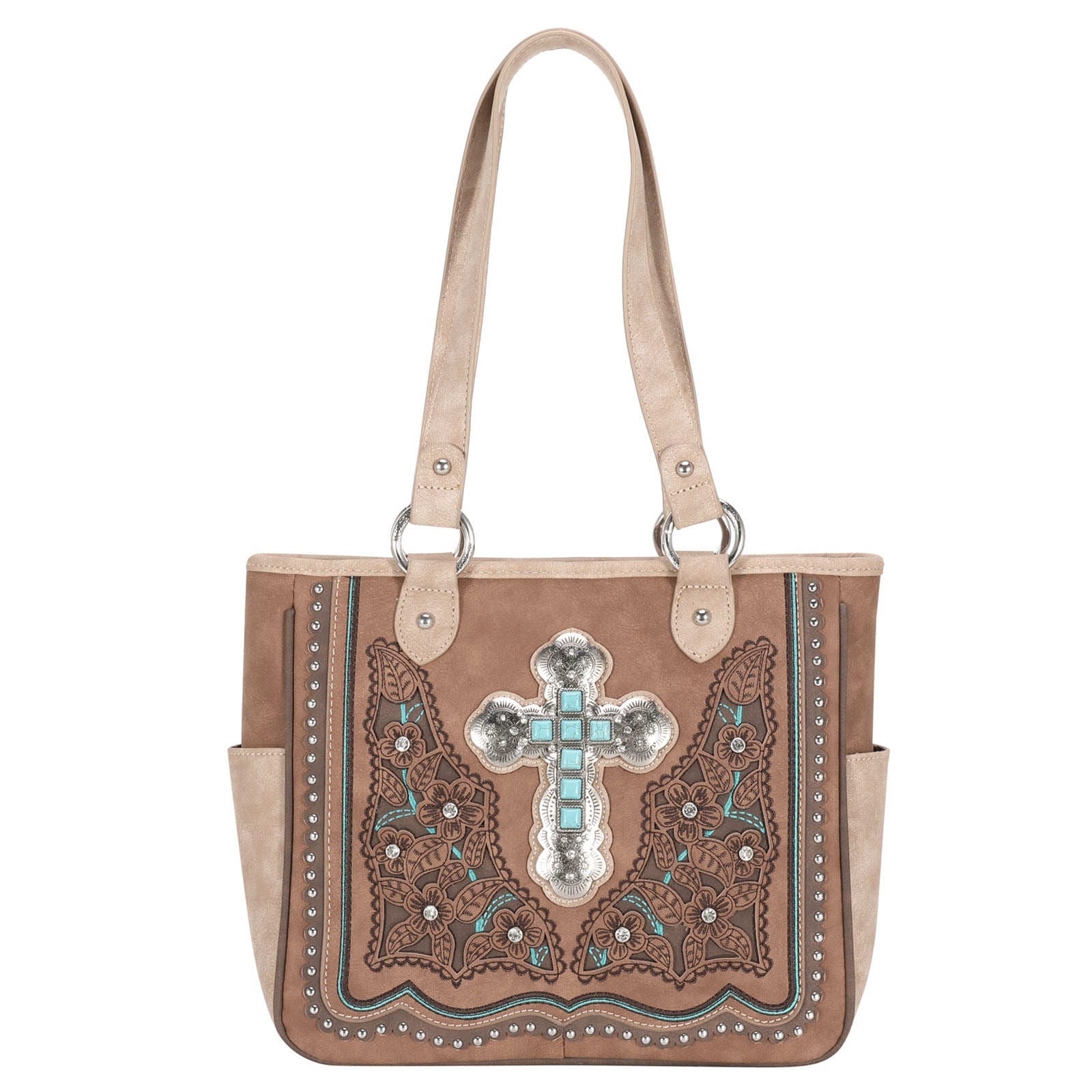 Montana west purse top with cross