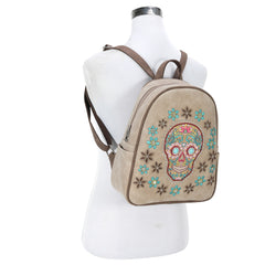 MW1121-9110 Montana West Sugar Skull Collection Backpack