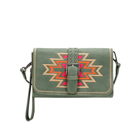 MW1123-063 Montana West Aztec Collection Wallet/Crossbody
