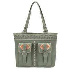 MW1123G-8317 Montana West Aztec Collection Concealed Carry Tote