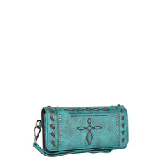 MW1124-W002 Montana West Whipstitch Collection Wallet