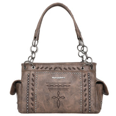 MW1124G-8085 Montana West Whipstitch Collection Concealed Carry Satchel