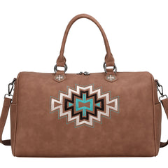 MW1125-5110 Montana West Aztec Collection Weekender Bag