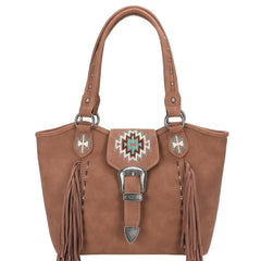 MW1125G-8005 Montana West Aztec/Buckle Collection Concealed Carry Tote
